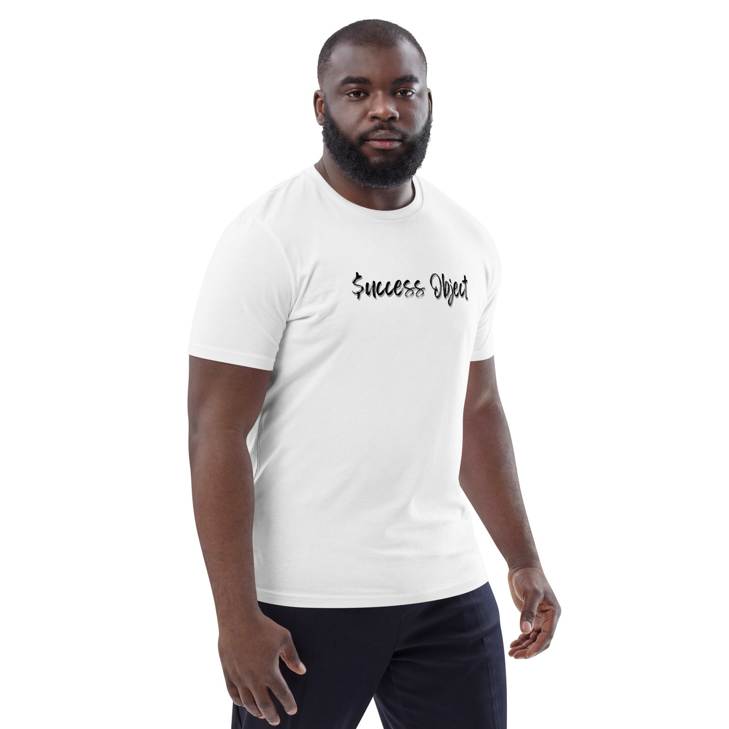 Success Object Winged Logo Unisex organic cotton t-shirt White