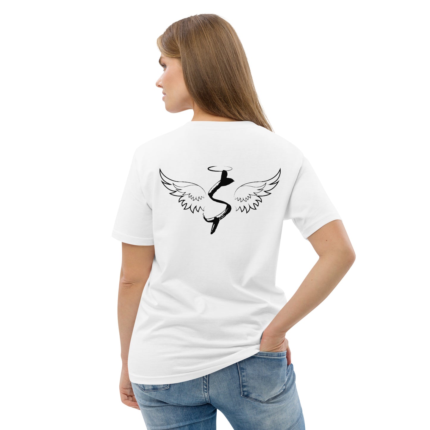 Success Object Winged Logo Unisex organic cotton t-shirt White