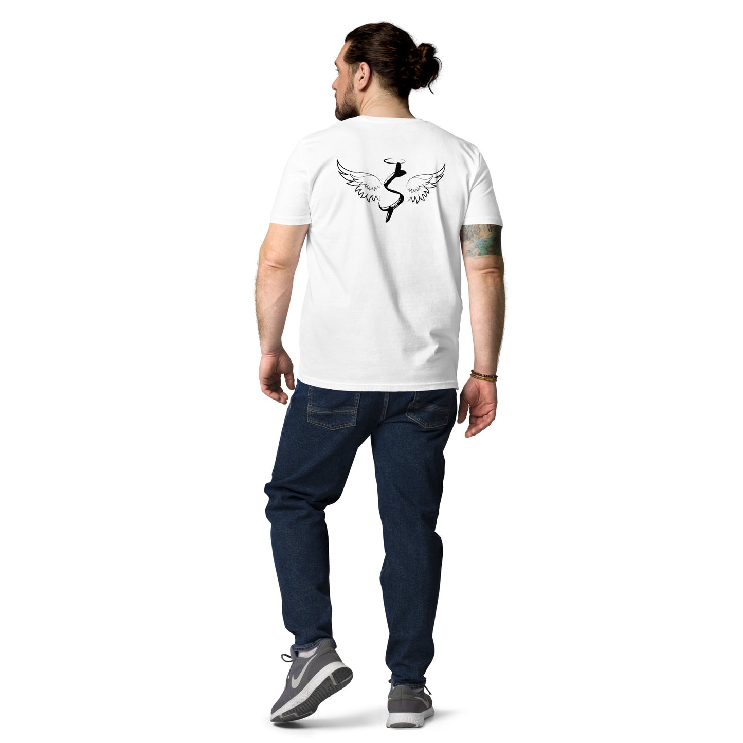 Success Object Winged Logo Unisex organic cotton t-shirt White