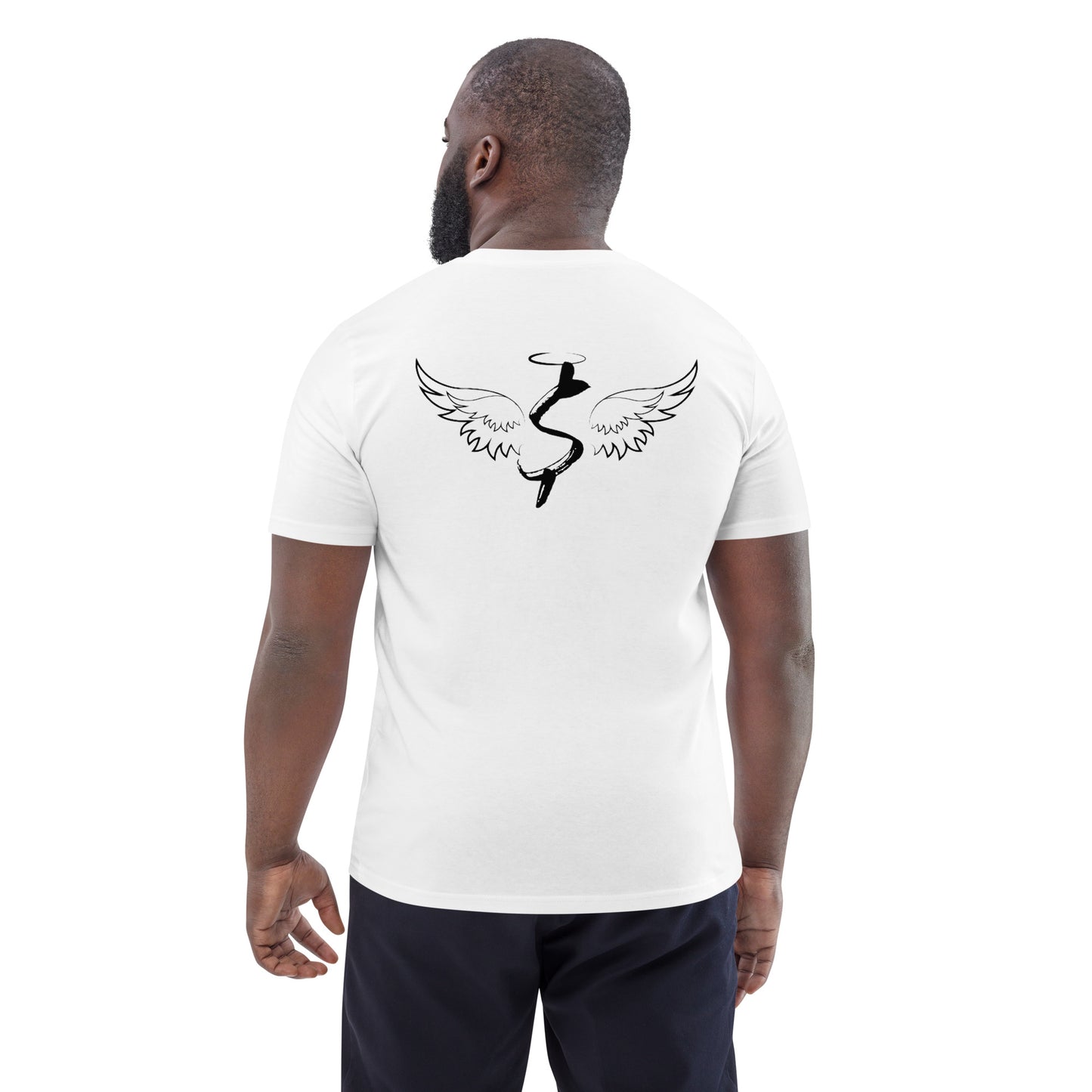 Success Object Winged Logo Unisex organic cotton t-shirt White