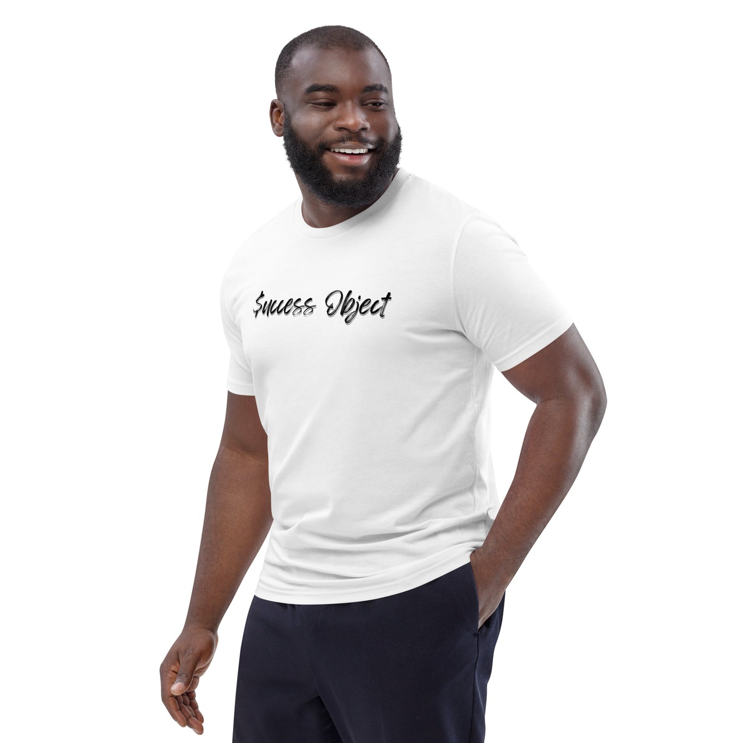 Success Object Winged Logo Unisex organic cotton t-shirt White